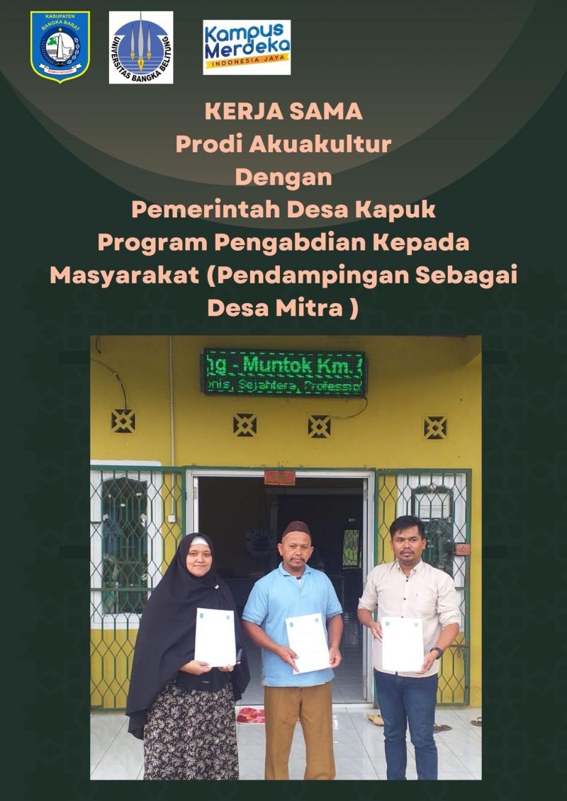 Kerjasama Prodi Akuakultur dengan Pemerintah Desa Kapuk